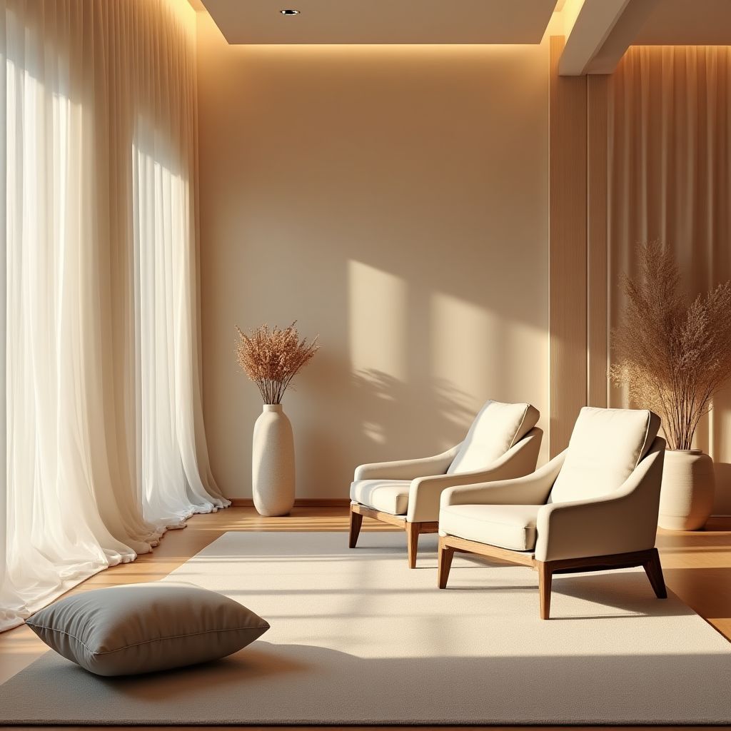 Relaxation area for customers